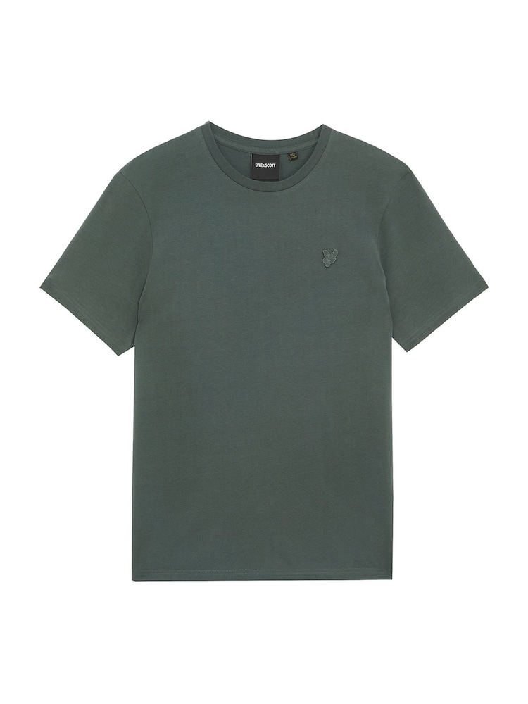 Lyle & Scott Green Tonal Eagle T-Shirt - Image 5 of 5