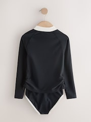 Black/White Graphic Sunsafe Suit (3-16yrs) - Image 7 of 10