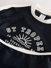 Black/White Graphic Sunsafe Suit (3-16yrs) - Image 9 of 10