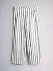 The Set 4 Pack Cotton Short Sleeve Long Leg Pyjama Sets Pink/Taupe Brown/White/Stripe - Image 5 of 7