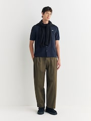 Fred Perry Jacquard-poloskjorte med knapper - Bilde 2 av 5