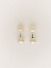 Jigsaw Reversible Stud Earrings - صورة 2 من 2