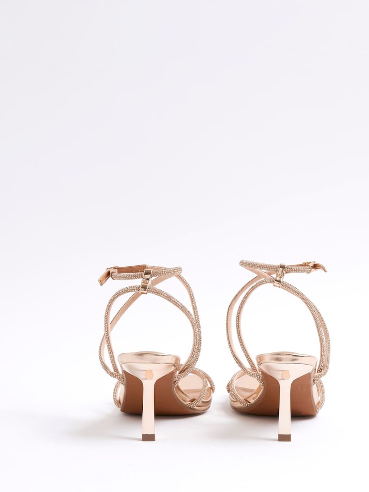 River Island Heatseal Strappy Sandaalit - Kuva 4 / 4