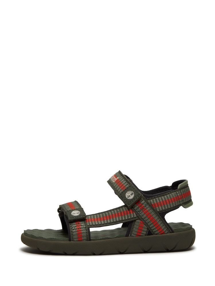 Timberland Green Perkins Row Backstrap Sandal - Image 2 of 7 Timberland Green Perkins Row Backstrap Sandal - Image 2 of 7