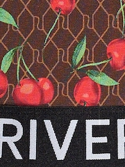 River Island Brown Cherry Monogram Waist Band T-Shirt - Image 3 of 4
