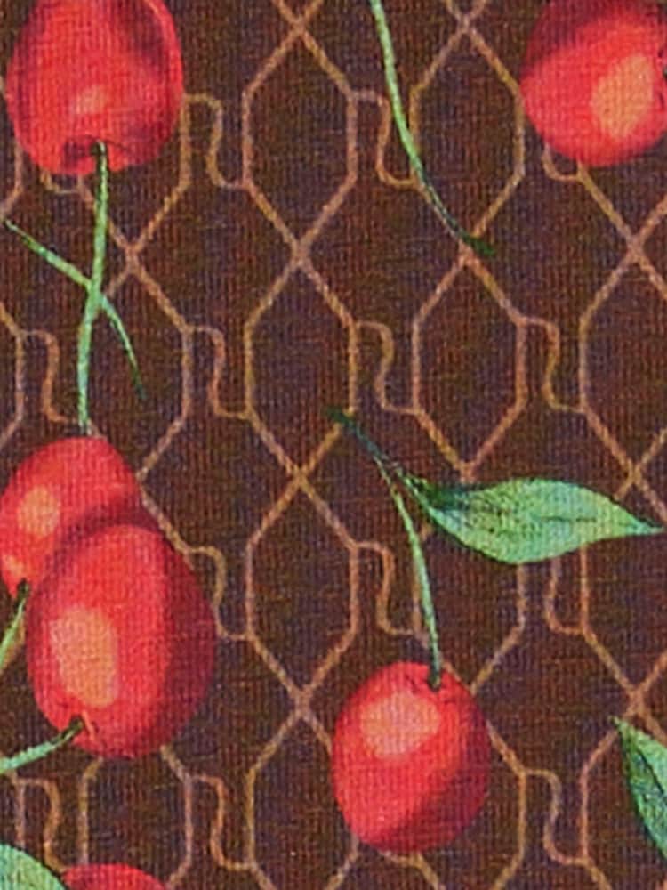 River Island Brown Cherry Monogram Waist Band T-Shirt - Image 4 of 4