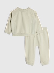 River Island Green Baby Textured Sweat Set - Image 2 of 5