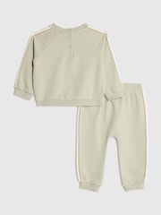 River Island Green Baby Textured Sweat Set - Image 3 of 5