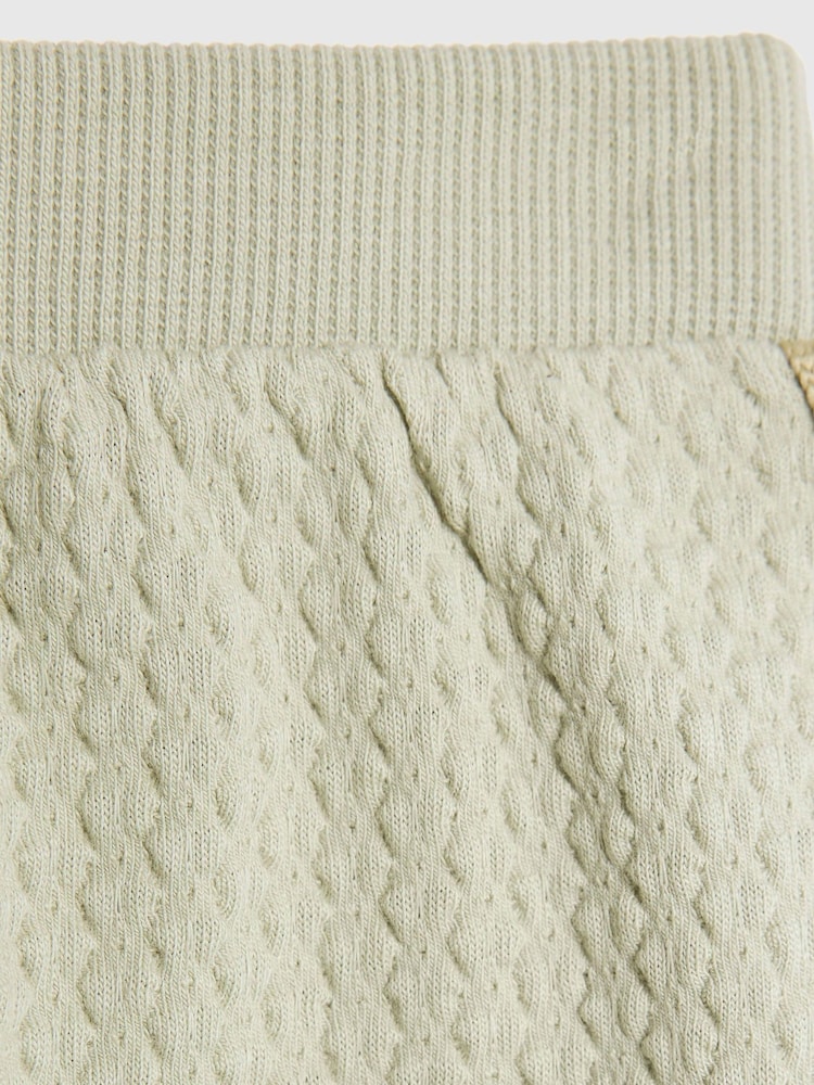 River Island Green Baby Textured Sweat Set - Image 5 of 5