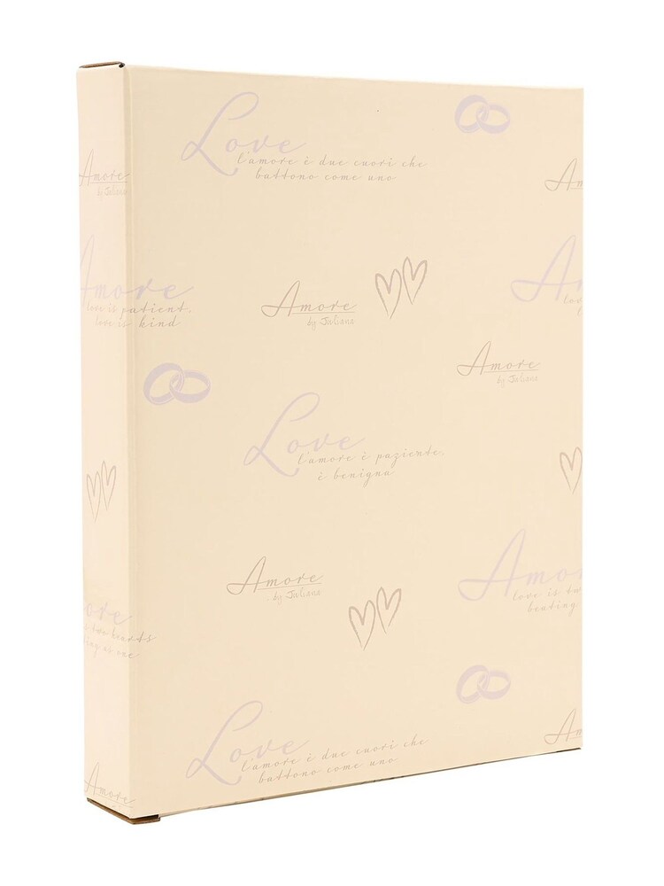 Widdop Ivory Amore Guest Book with Silver Rings 40 Pages - Image 6 of 6