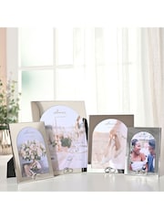 Widdop Silver Amore Arch Photo Frame With Rings 6" x 8 - Image 3 of 5