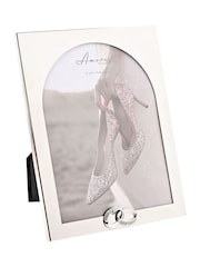 Widdop Silver Amore Arch Photo Frame With Rings 6" x 8 - Image 4 of 5