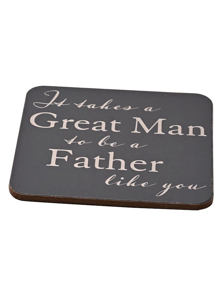Widdop Clear Amore Whisky Glass and Coasters Set  Father of the Bride - Image 4 of 4
