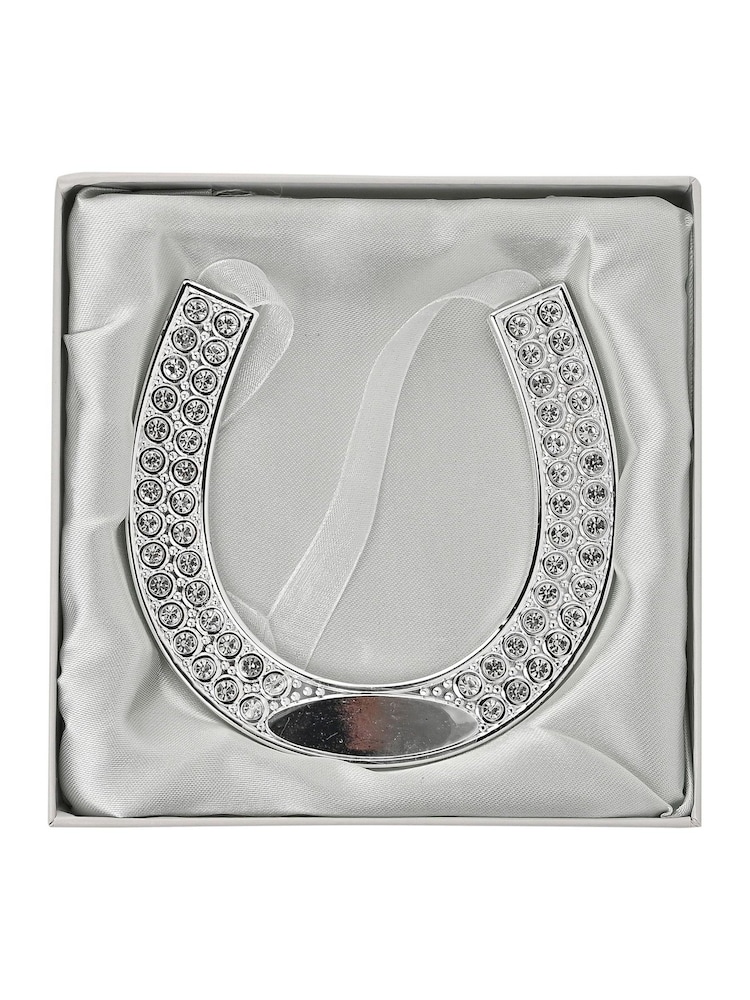 Widdop Silver Amore Horse Shoe with Engraving Plate - Image 2 of 3