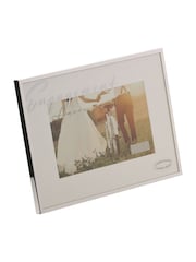 Widdop Silver Amore Frame Mirror Script 6 x 4 Engagement - Image 1 of 4