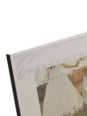 Widdop Silver Amore Frame Mirror Script 6 x 4 Engagement - Image 4 of 4