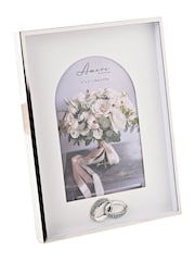 Widdop Silver Amore Box Arch Photo Frame with Rings 4" x 6 - Image 5 of 5
