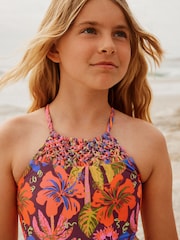 Orange Tropical Macrame Bikini (3-16yrs) - Image 7 of 11