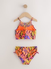 Orange Tropical Macrame Bikini (3-16yrs) - Image 9 of 11
