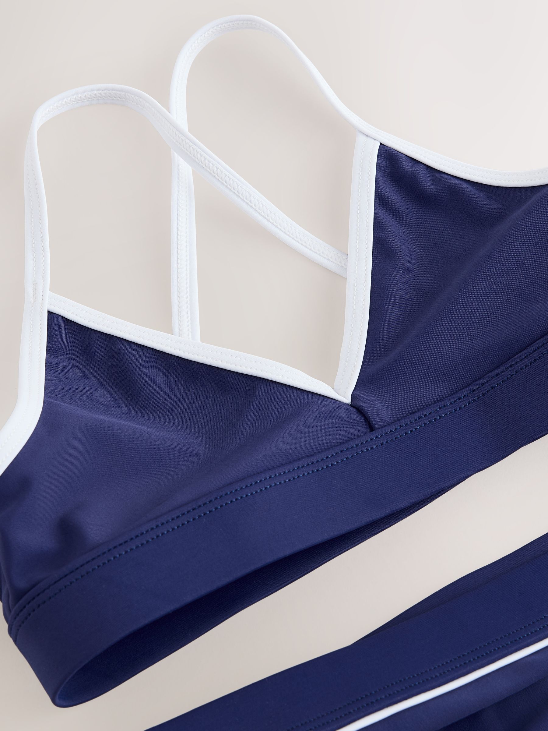 Buy Navy Sports Triangle Bikini (8-16yrs) from Next USA