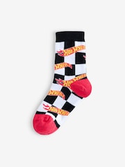 Vanilla Underground Red Calf Socks Set of 5 - Image 3 of 9
