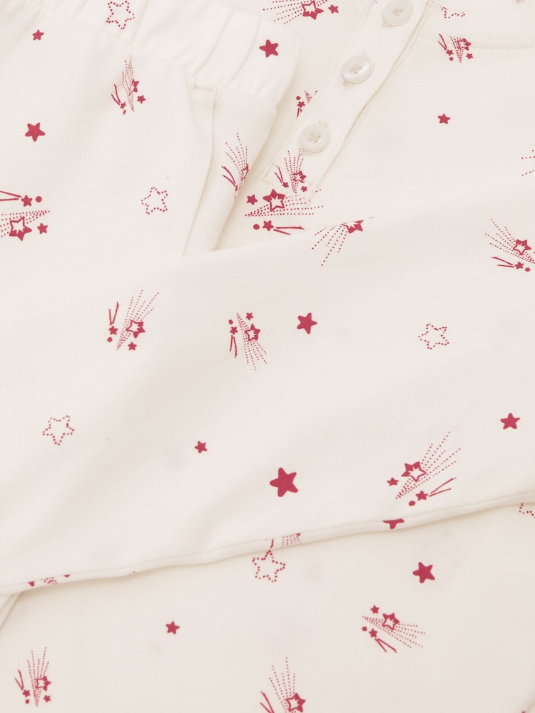 Reiss Ivory Tess Top & Joggers Set - Image 5 of 5