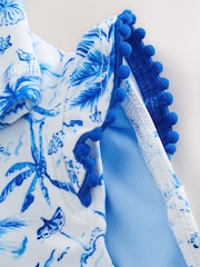 Blue Palm Sunsafe Long Sleeve Swimsuit (3mths-7yrs) - Image 7 of 7