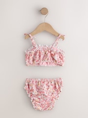 Розовый цветочный принт - Bikini (3mths-7yrs) - Изображение 5 7