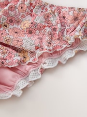 Розовый цветочный принт - Bikini (3mths-7yrs) - Изображение 7 7