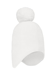 Bela - Emile Et Rose Kenton Knitted Hat With Ear Flaps & Pom-Pom - Slika 3 iz 3