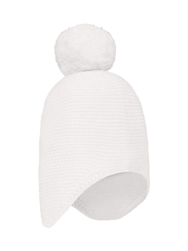 Emile Et Rose Kenton Knitted Hat With Ear Flaps & Pom-Pom - Image 3 of 3 Emile Et Rose Kenton Knitted Hat With Ear Flaps & Pom-Pom - Image 3 of 3