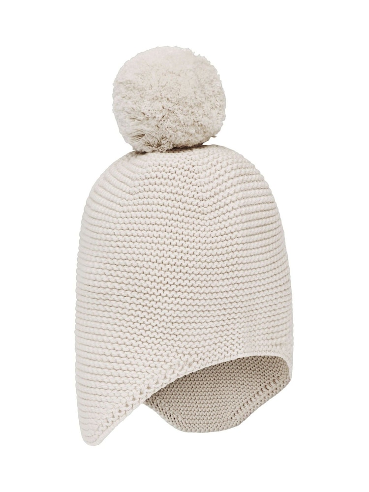 Emile Et Rose Kenton Knitted Hat With Ear Flaps & Pom-Pom - Image 3 of 3 Emile Et Rose Kenton Knitted Hat With Ear Flaps & Pom-Pom - Image 3 of 3