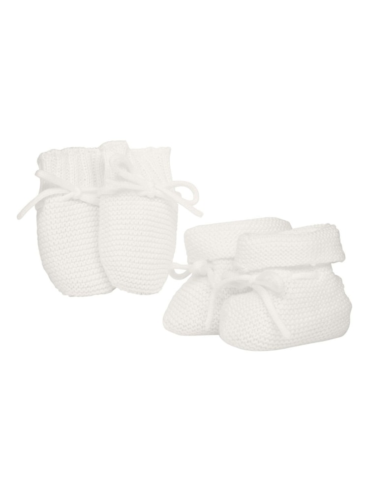 Emile Et Rose Kelsey Knitted Mitt Boottee & Toy Gift Set - Image 2 of 2 Emile Et Rose Kelsey Knitted Mitt Boottee & Toy Gift Set - Image 2 of 2