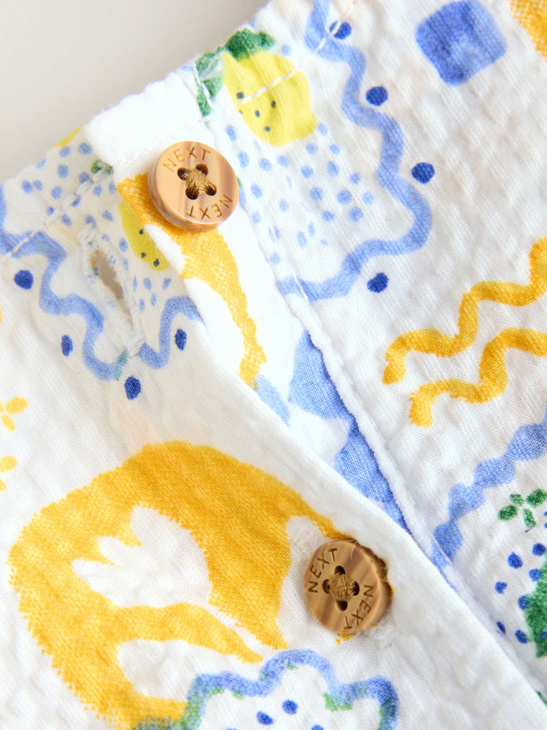 Buy Yellow Lemon Baby Woven Top and Trousers Set 2 Piece (0mths