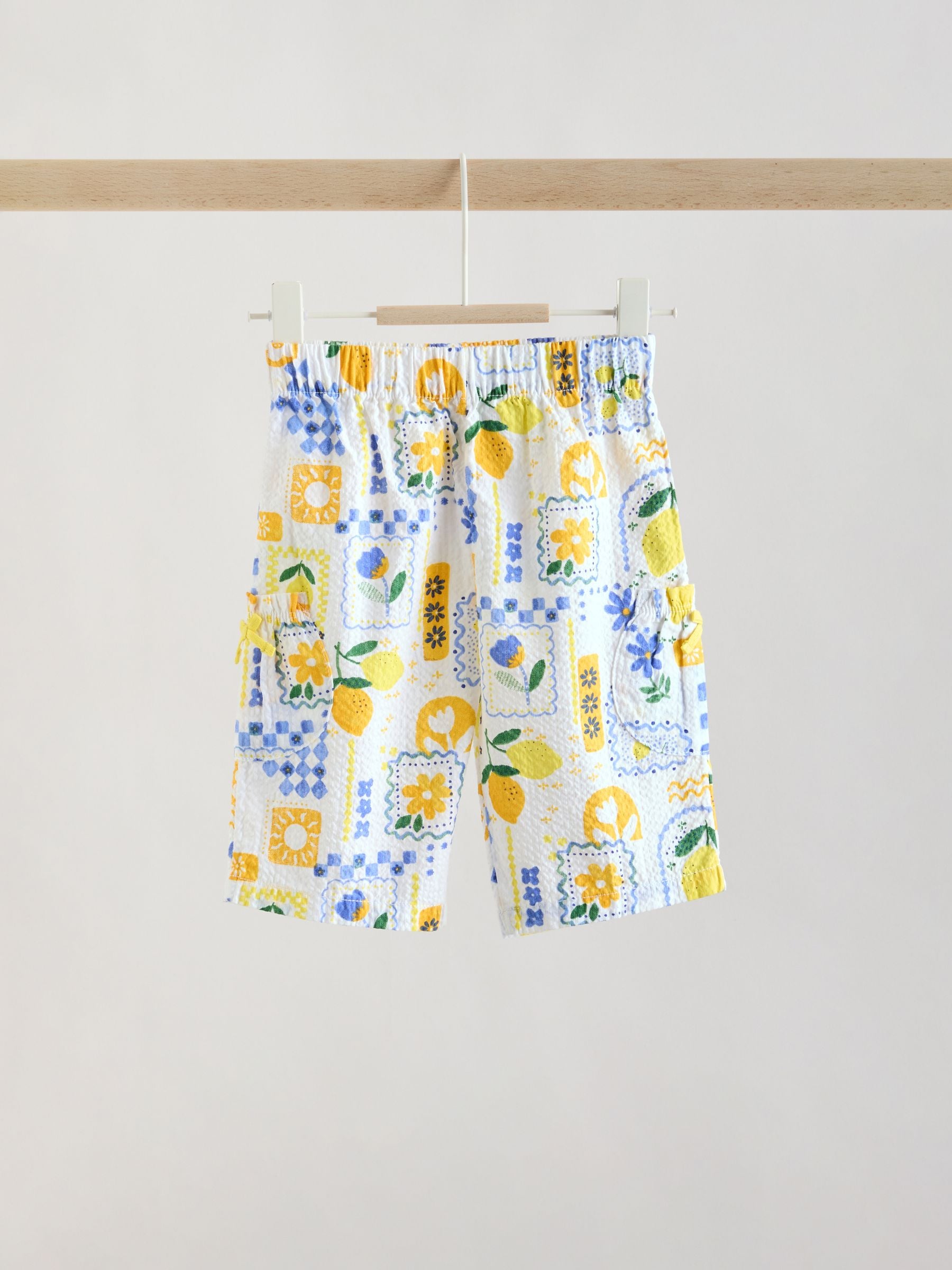 Buy Yellow Lemon Baby Woven Top and Trousers Set 2 Piece (0mths