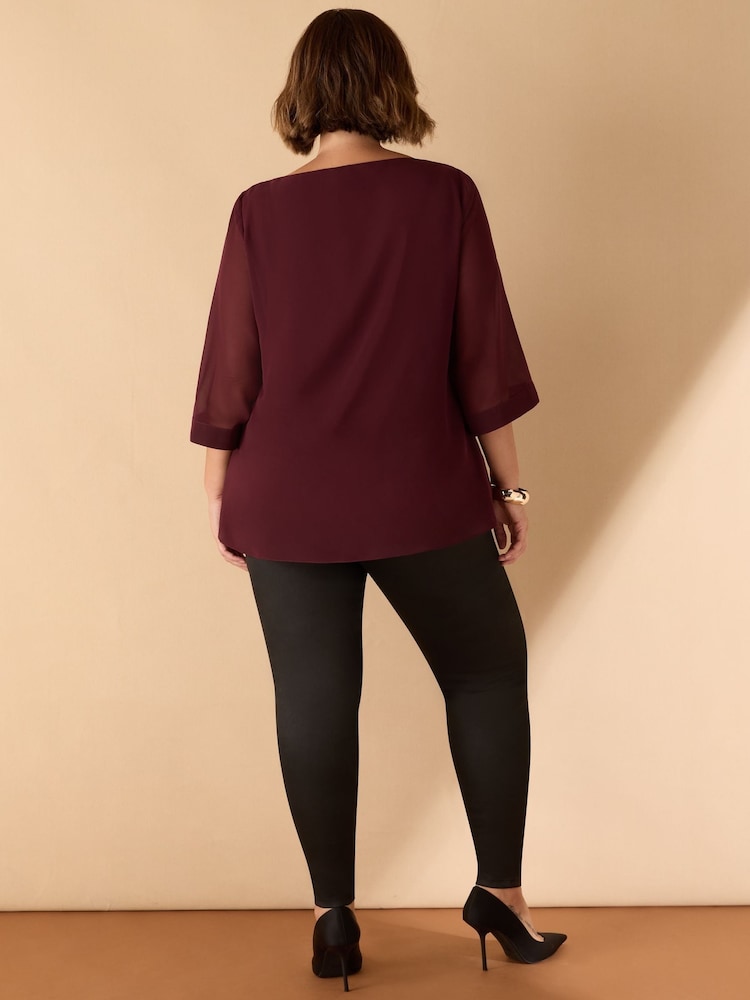 Live Unlimited Black Curve Coated Black Jeggings - Image 2 of 3