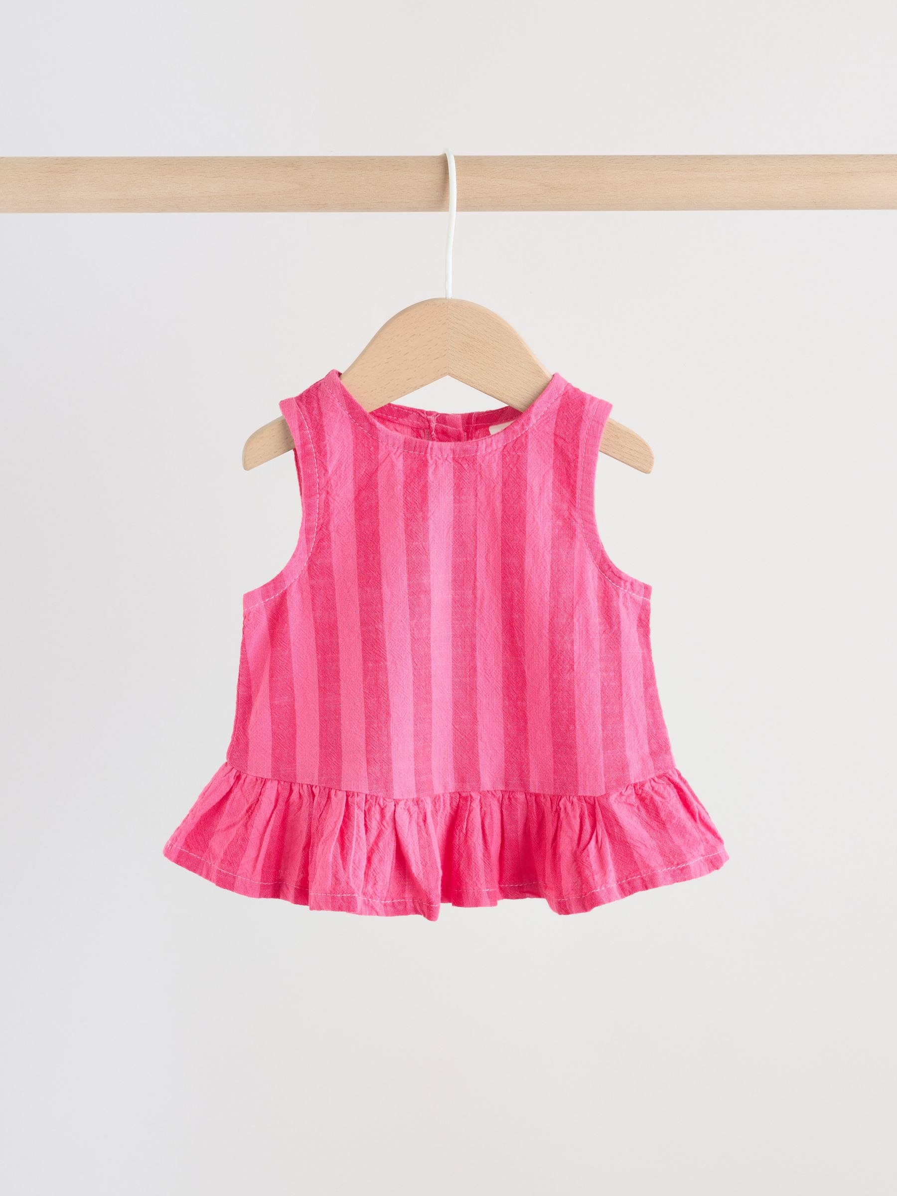 Buy Red Stripe Baby Woven Top and Trousers Set 2 Piece (0mths-2yrs