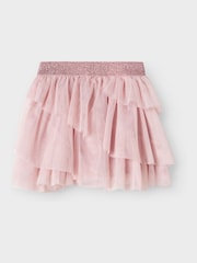 Name It Purple Tulle Ruffle Sparkle Skirt - Image 3 of 4