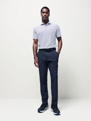 Peter Millar Grey Albatros Cotton Blend Golf Polo Shirt - Image 2 of 6