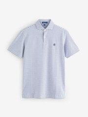 Peter Millar Grey Albatros Cotton Blend Golf Polo Shirt - Image 6 of 6