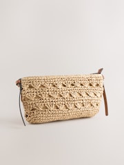 Dabīgs - Rafijas efekta plecu soma - Attēls 5 no 8