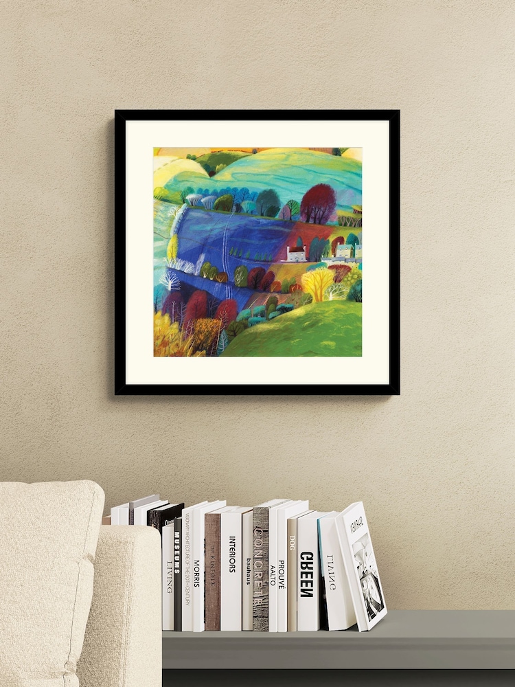 Artko Black Home Field By Debbie Lush Framed Art - Image 1 of 3