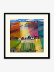 Artko Black Rolling Clouds By Debbie Lush Framed Art - Image 2 of 3
