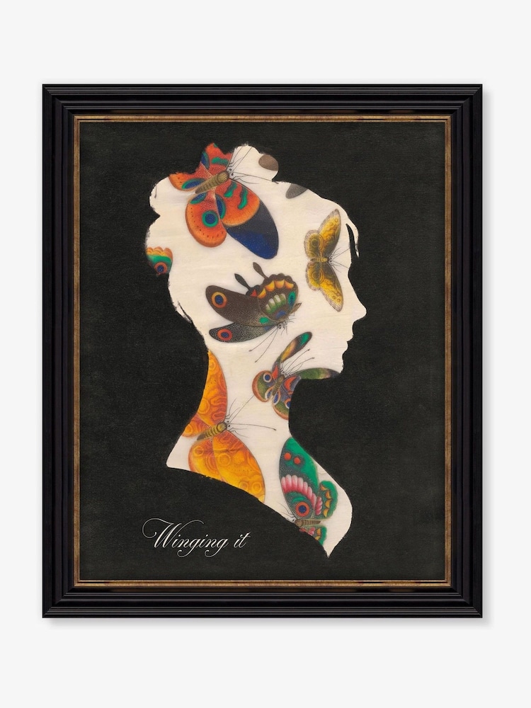 Artko Black Winging It Framed Art - Image 2 of 3