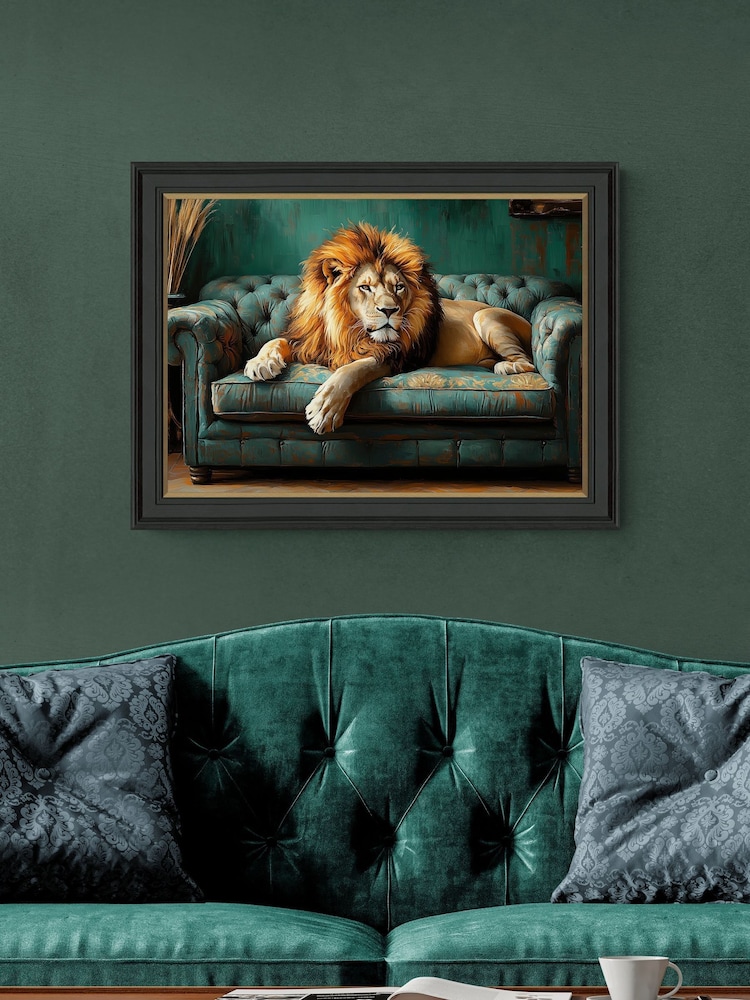 Artko Black Regal Recline Designs Framed Art - Image 1 of 3