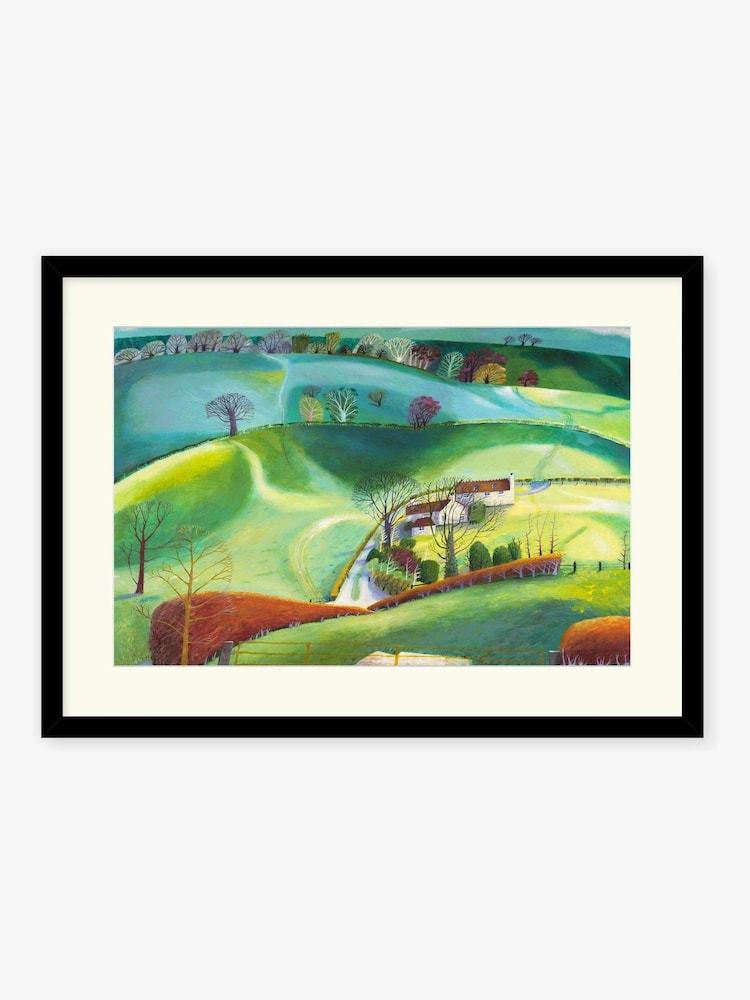 Artko Black Green Valley By Debbie Lush Framed Art - Image 2 of 3