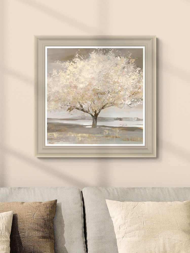 Artko Taupe Forest Wonderland By Allison Pearce Framed Art - Image 1 of 3