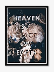 Artko Black Heaven is a Place on Earth By Design Fabrikken Framed Art - Image 2 of 3