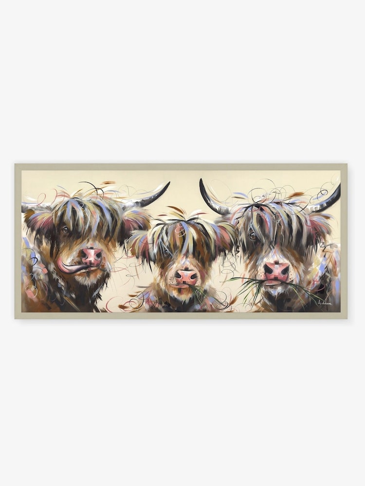 Artko Taupe Me and Moo Too By Ashley Saunders Framed Art - Image 2 of 3 Artko Taupe Me and Moo Too By Ashley Saunders Framed Art - Image 2 of 3