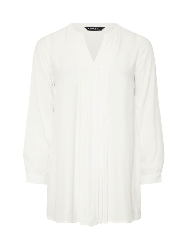 Evans Formal White Blouse - Image 5 of 5 Evans Formal White Blouse - Image 5 of 5